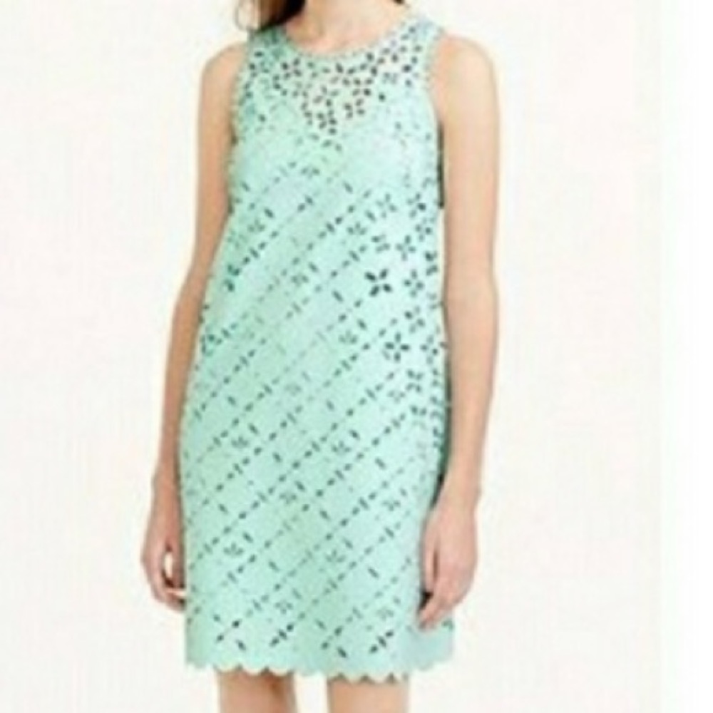J. Crew Laser Cut Sleeveless Dress Style # B8789